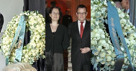 Wyjątkowy akcent na pogrzebie Andrzeja Morozowskiego. Żona pożegnała go w niezwykle wzruszający sposób (FOTO)