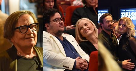 Kulisy premiery "Zielonej granicy": szczęśliwa Małgorzata Foremniak z partnerem, nierozłączni Piotr Stramowski z lubą (ZDJĘCIA)