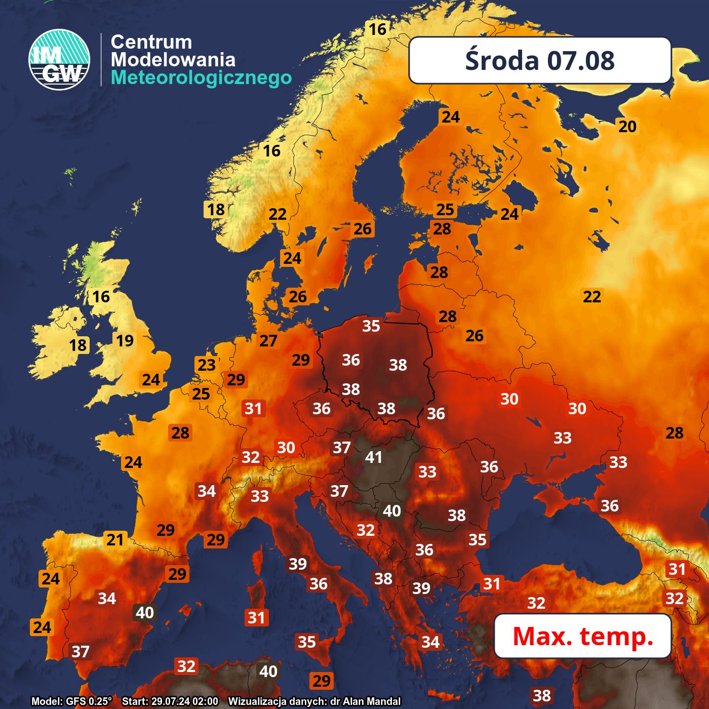 Prognozowane rekordowe upały w sierpniu