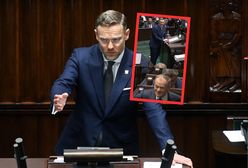 Człowiek Nawrockiego uderza w Tuska. Pokazał, co uchwyciły kamery