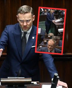 Człowiek Nawrockiego uderza w Tuska. Pokazał, co uchwyciły kamery