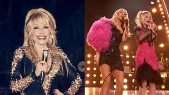 76-letnia Dolly Parton zachwyca w skórzanym kombinezonie na imprezie sylwestrowej Miley Cyrus (ZDJĘCIA)