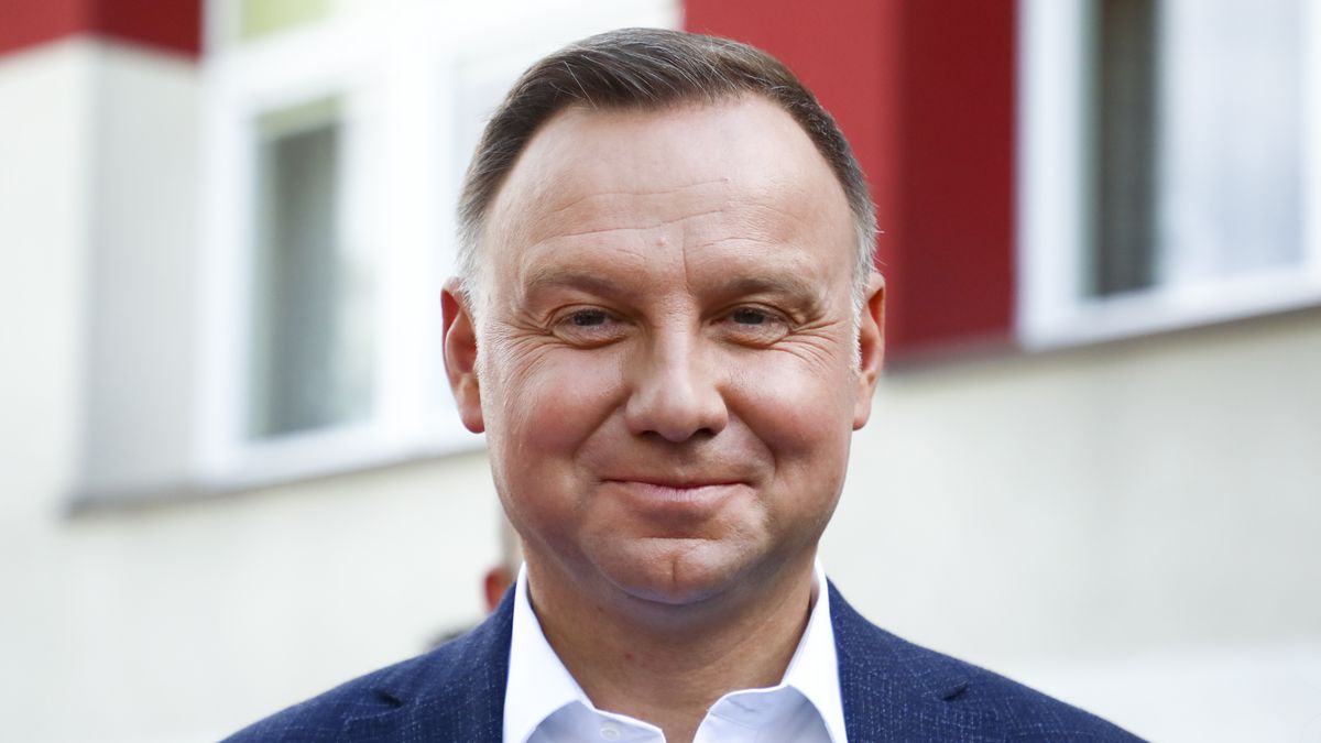 Poland Holds Presidential Election Runoff
Polish President, Andrzej Duda is portrait after casting his ballot during Poland's Presidential elections runoff on July 12, 2020 in Krakow, Poland. The second round pits incumbent Andrzej Duda, an ally of the conservative government, against socially liberal Warsaw mayor Rafal Trzaskowski. (Photo by Beata Zawrzel/NurPhoto via Getty Images)
NurPhoto
polish, cracow, european, presidential, ballot, polling, vote, andrzej, duda, happy