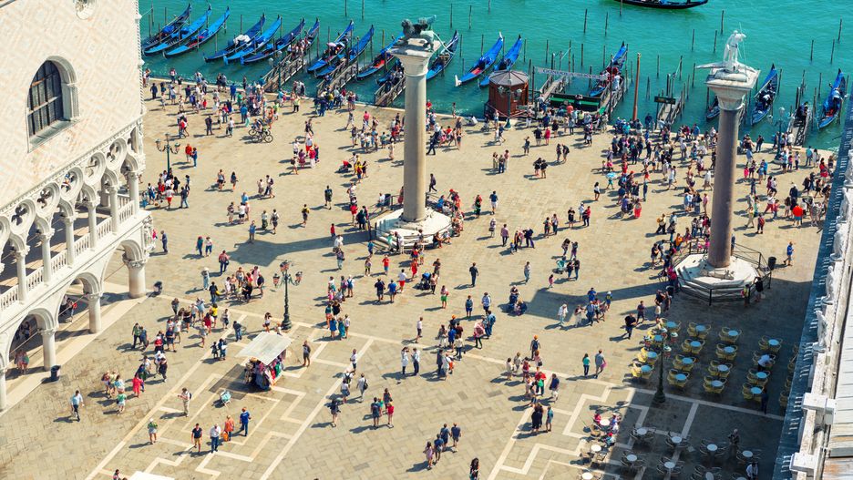 Plac św. Marka z lotu ptaka