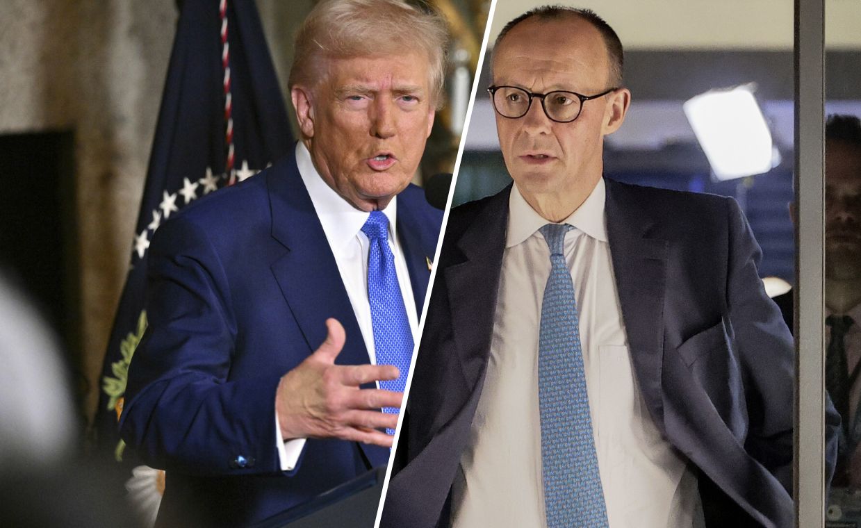 Donald Trump i Friedrich Merz