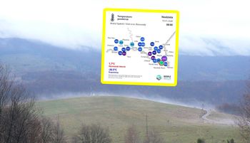Ekstremalna inwersja w Polsce. Pokazał dane z godz. 8:00