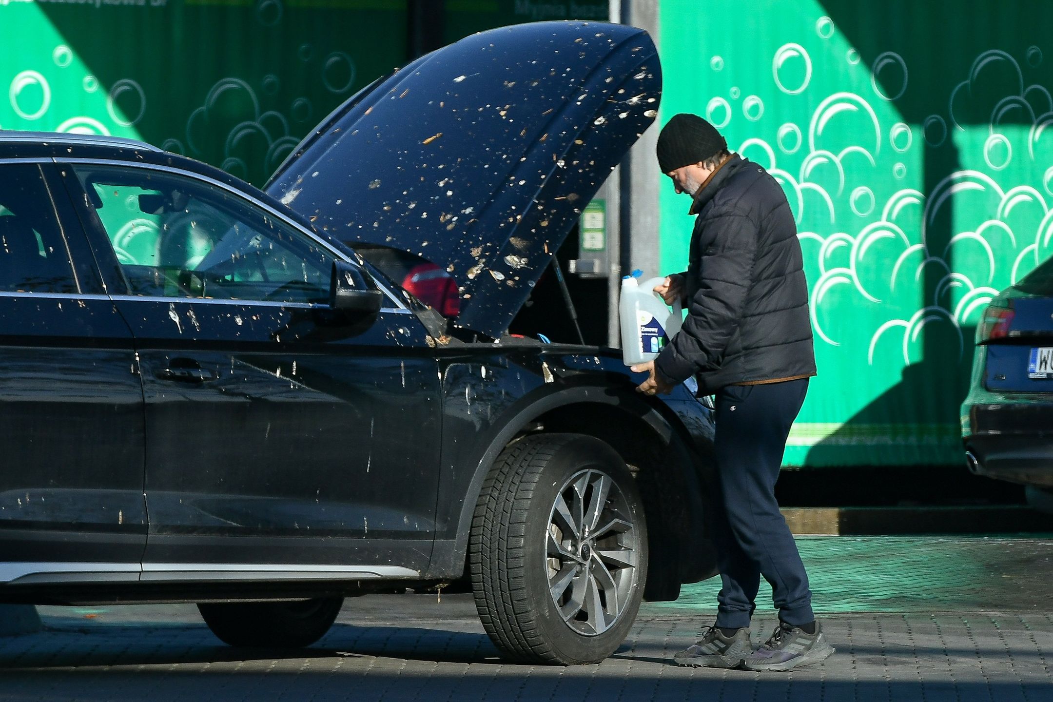 Auto Roberta Więckiewicza zostało zaatakowane przez ptaki