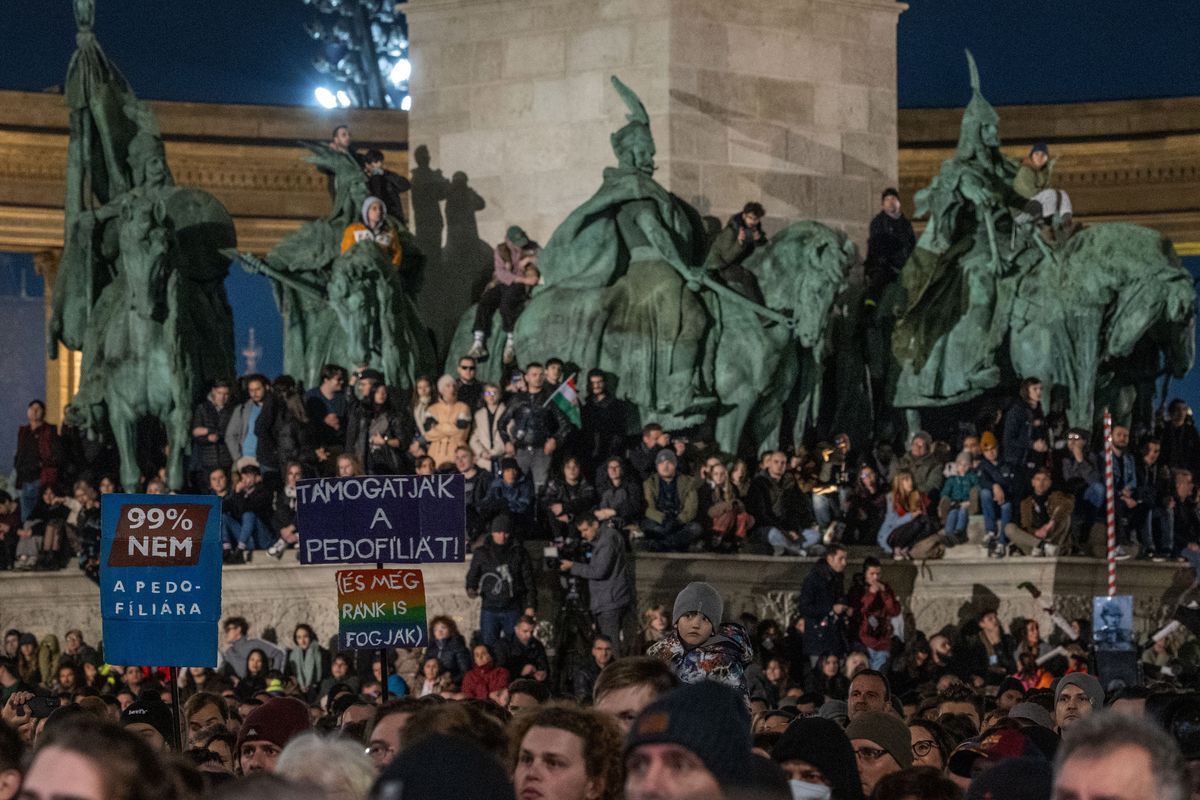 Piątkowy protest w Budapeszcie