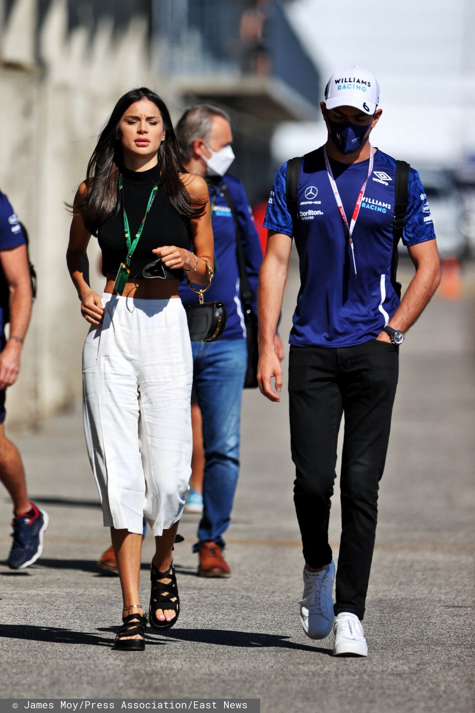 Sandra Dziwiszek i Nicholas Latifi
