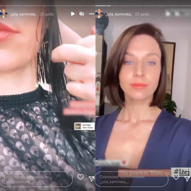 Julia Kamińska pochwaliła się nową fryzurą