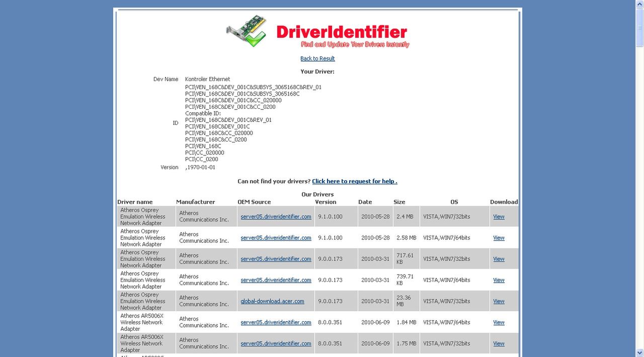 DriverIdentifier