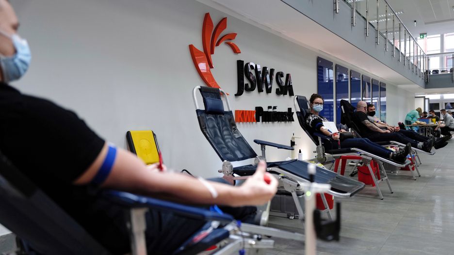 Barbórkowa Akcja Oddawania Krwi i Osocza w JSW