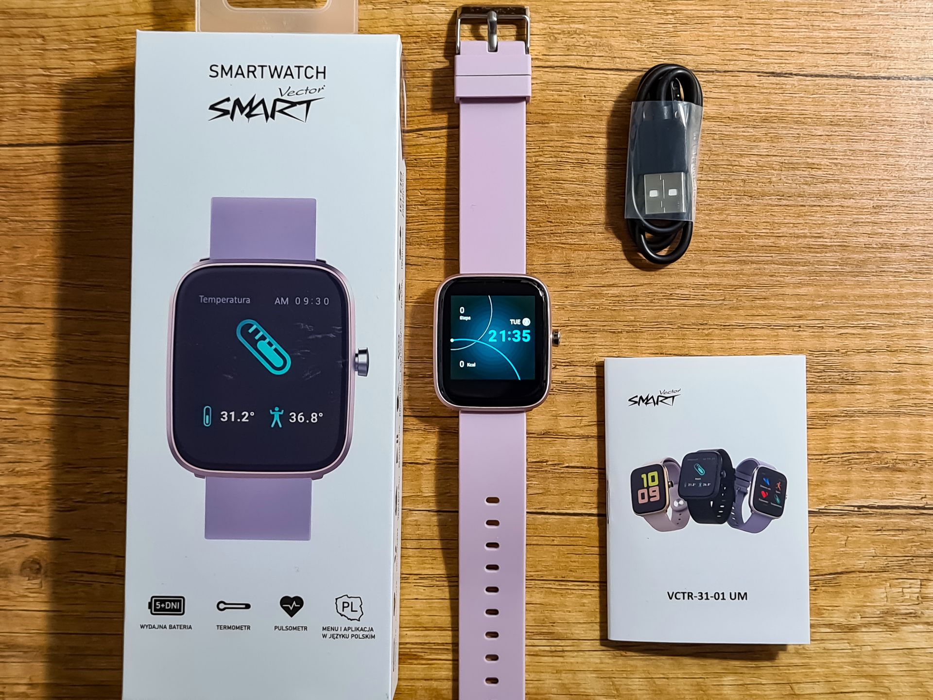 Krótki test Vector Smart VCTR-31-01: niedrogi smartwatch dla kobiet 3