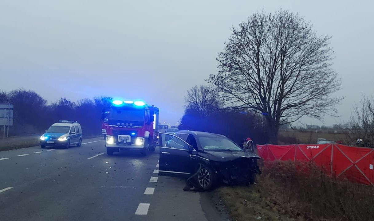 Tragicznym wypadek w Lubuskiem. Nie żyje jedna osoba