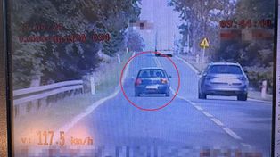 117 km/h i blisko 1,2 promila alkoholu. Jechał z dziećmi i żoną