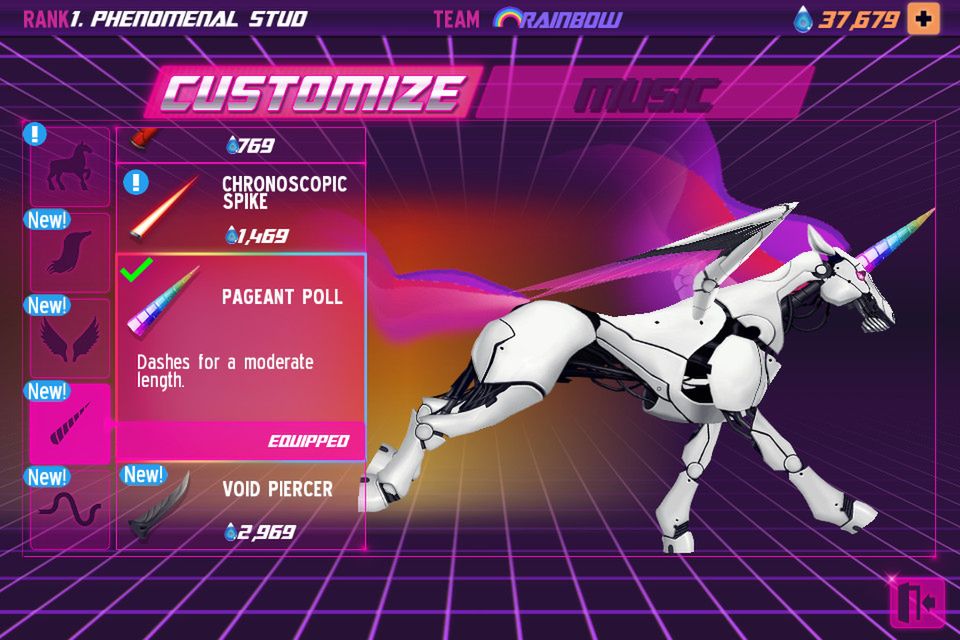 Aplikacja dnia: Robot Unicorn Attack 2 2