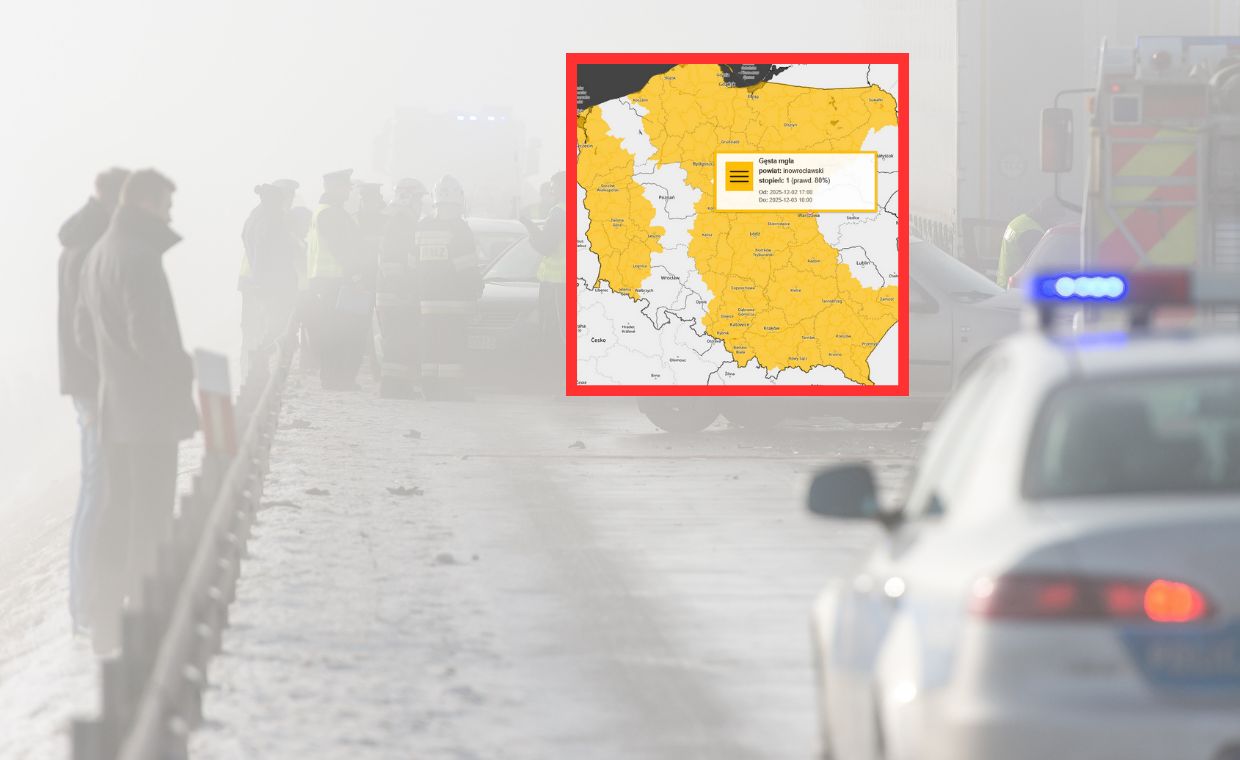 Paraliż na drogach, problemy z lotami. Alerty dla 12 województw