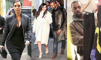 Kim i Kanye w Nowym Jorku: PIERSI, ZAKUPY i FUTRA (ZDJĘCIA)