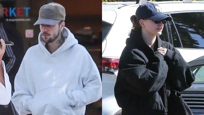 Bieber w kapciach i szortach mknie na śniadanie z Hailey