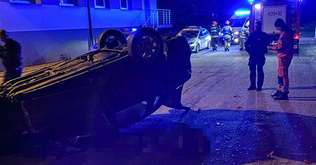 Tragiczna noc na drogach powiatu będzińskiego. Nie żyją dwie osoby
