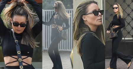 Małgorzata Rozenek z torebką Fendi za 4,5 tysiąca chwali się odchudzonymi kształtami w obcisłym zestawie (ZDJĘCIA)