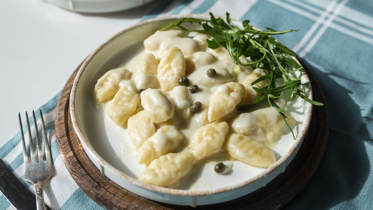 Gnocchi w sosie śmietanowym