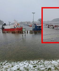 Cofka na Bałtyku. Na nagraniach widać efekty zjawiska