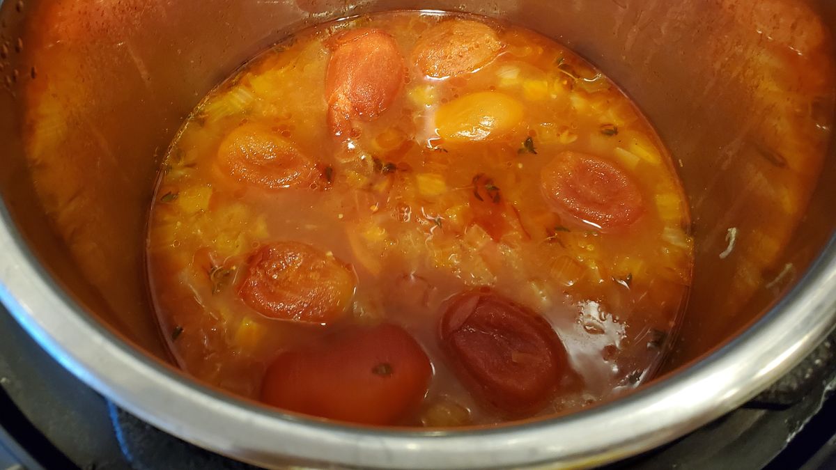 Tomato Soup In PotTomato soup or stew cooks in a large stainless steel pot, October 2, 2019Tomsmith585cuisine, curry, dish, cooks, large stainless steel pot, nutrition, pot, stainless, stew cooks