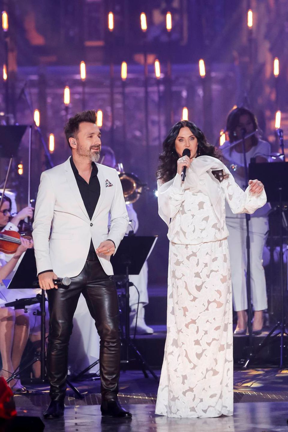 Mateusz Ziółko i Kayah - Kolędowanie z TVN 2017, kościół Bożego Ciała w Krakowie
