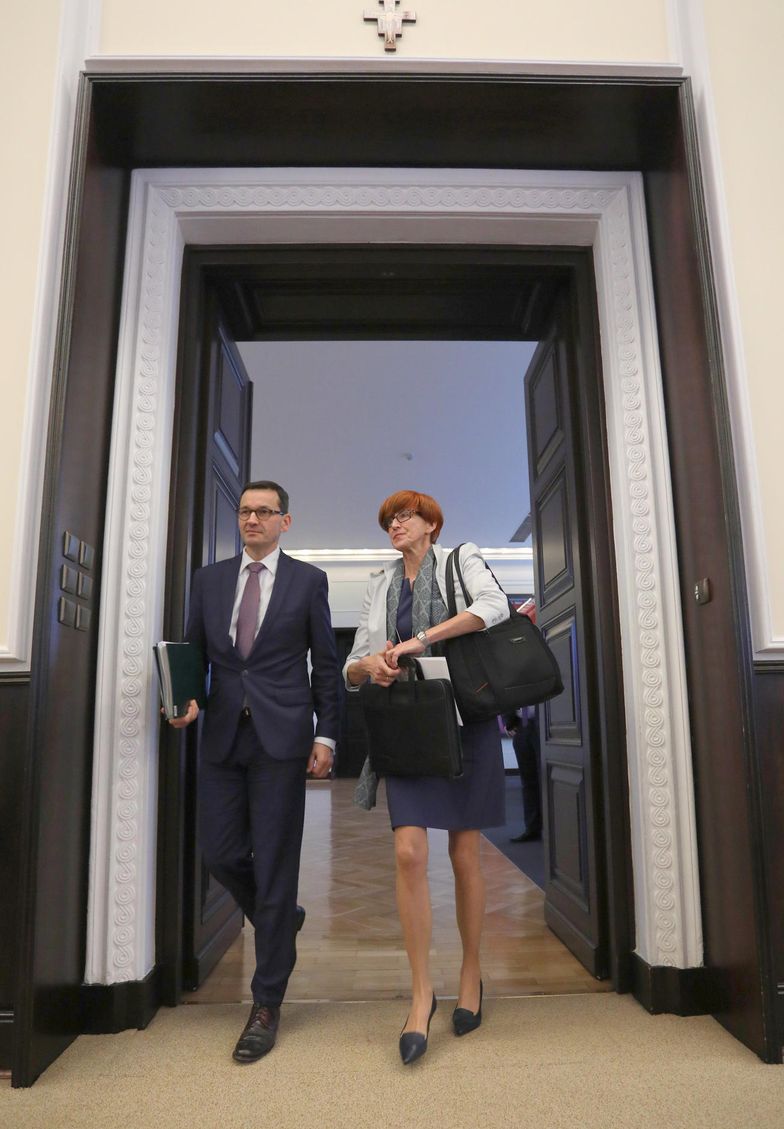 Mateusz Morawiecki i Elżbieta Rafalska