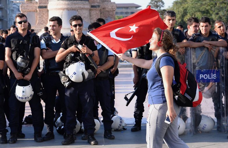 Wczorajsze protesty w Stambule