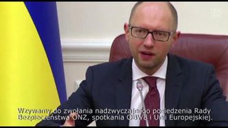 Premier Ukrainy mówi o rosyjskich żołnierzach na ukraińskiej ziemi