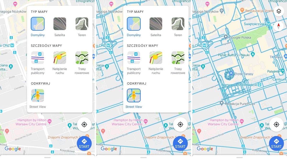Mapy Google z nową funkcją. Łatwiej sprawdzisz dostępność Street View [#wSkrócie] 1