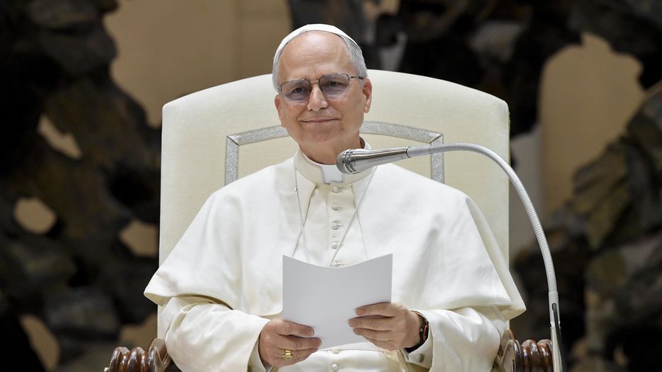 A handout picture provided by the Vatican Media shows Pope Leo XIV during the audience with the Eastern Churches celebrating their Jubilee, in Vatican City, 14 May 2025. EPA/VATICAN MEDIA HANDOUT HANDOUT EDITORIAL USE ONLY/NO SALES Dostawca: PAP/EPA.