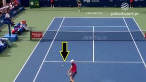 Prezent na koniec. Tak Hurkacz zakończył mecz (WIDEO)