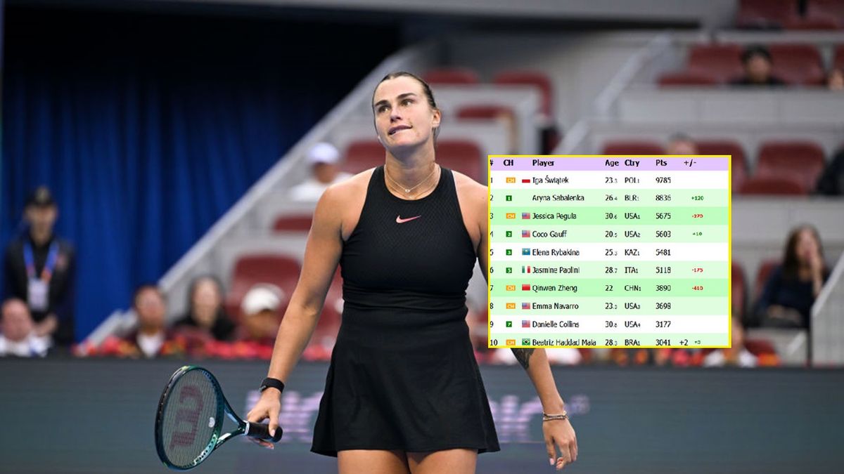 Getty Images / Yanshan Zhang / Na zdjęciu: Aryna Sabalenka