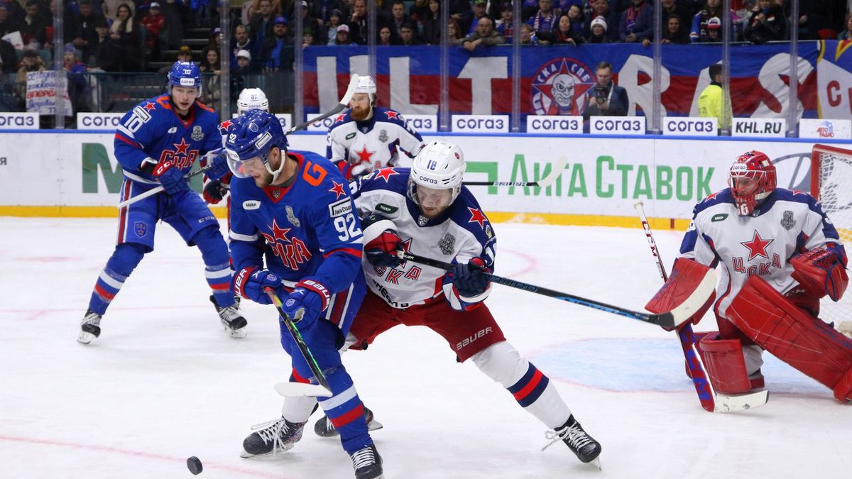 Zdjęcie z meczu ligi KHL