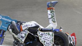 Upadek Jasona Doyle'a w meczu Ekantor.pl Falubaz Zielona Góra - Stal Gorzów (galeria)