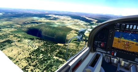 Ogromna dziura nieopodal lotniska w Brazylii. Kuriozalny błąd w Flight Simulator