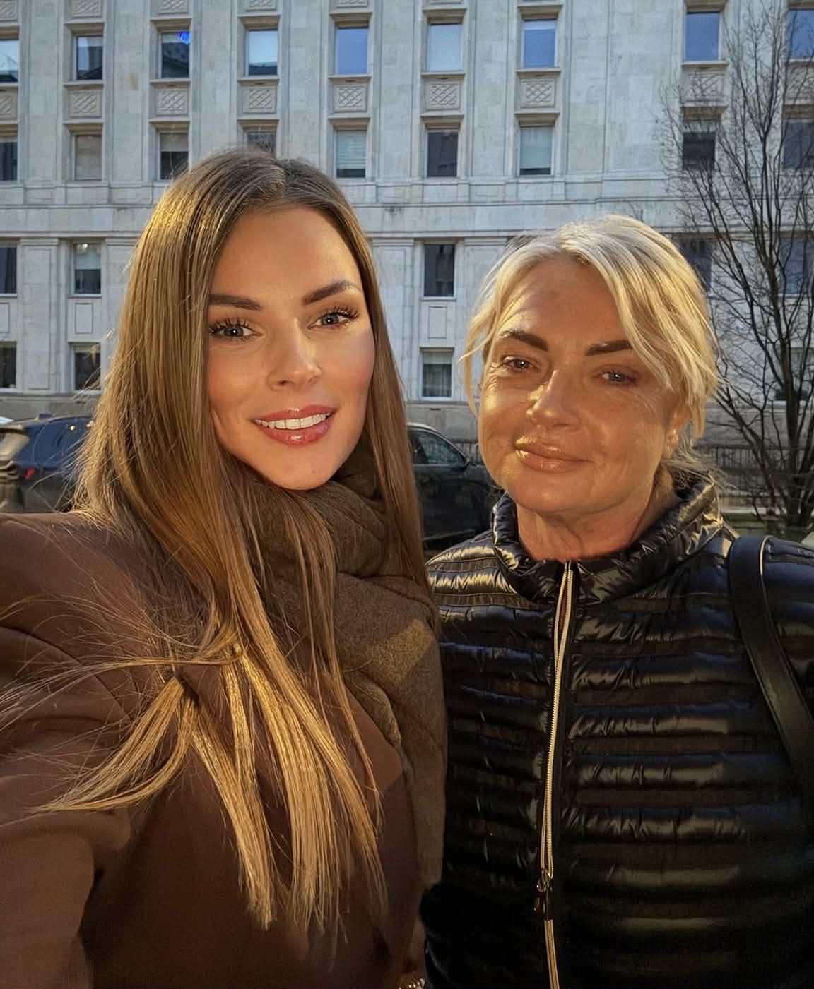 Małgorzata Tomaszewska z mamą