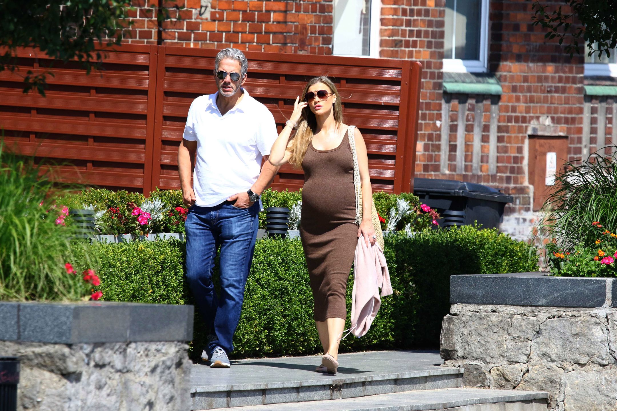 Ciężarna Joanna Krupa i Douglas Nunes w Gdańsku