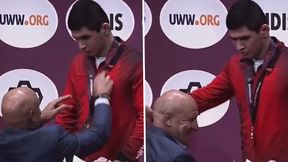 Incydent podczas wręczania medalu przez Rosjanina