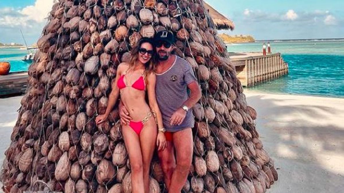 Instagram / Karolina Woźniak / Na zdjęciu: Karolina Woźniak i Tomasz Iwan
