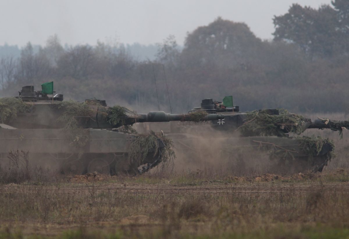 Ukraina otrzymała od Polski czołgi Leopard 2