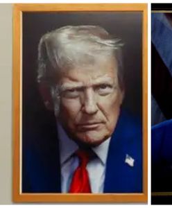 Portret z flagą w klapie.Biały Dom pokazał nowy wizerunek Trumpa
