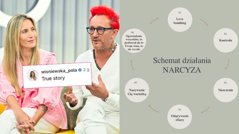 Pola Wiśniewska wie, na czym polega schemat życia z narcyzem