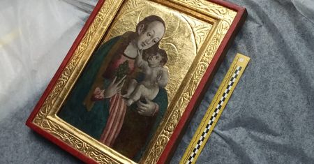 Obraz wart 100 tys. zł skradziony z kościoła. Znaleziono go w domu aukcyjnym