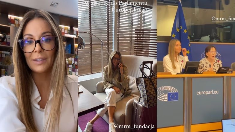 Małgorzata Rozenek w Parlamencie Europejskim