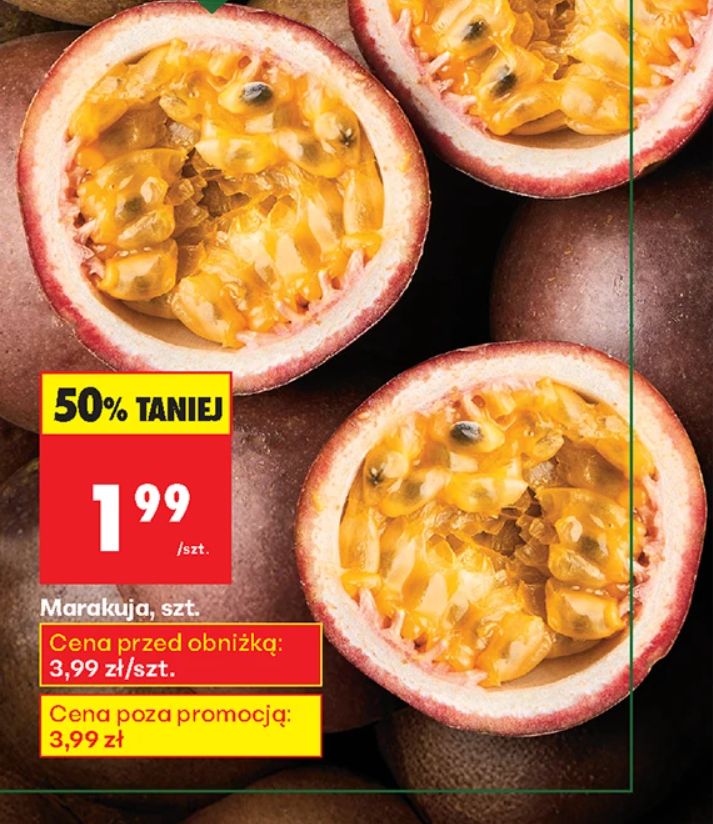 Marakuja dostępna w promocji w Aldi i Biedronce