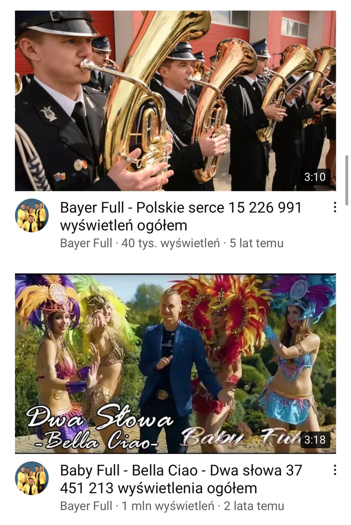 Bayer Full fałszuje liczbę wyświetleń na YouTube